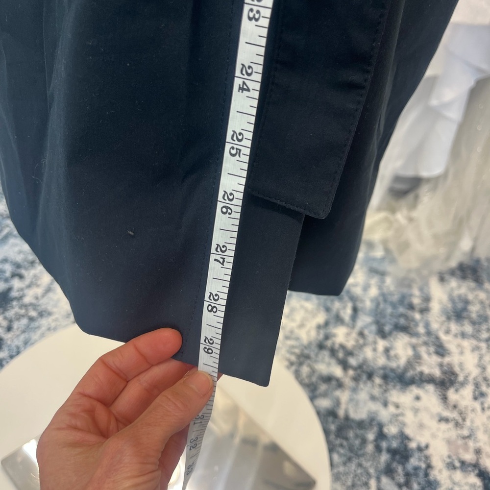 Faconnable Dark Blue Belted Trench Coat - Picture 12 of 15